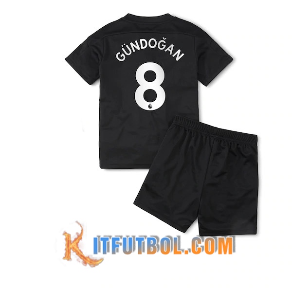 Camisetas Personalizadas Futbol Manchester City (Gundogan 8) Ninos Segunda 20/21