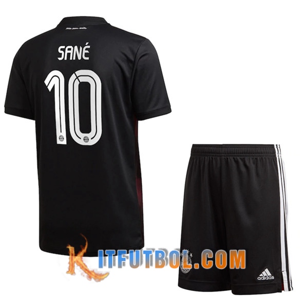 Camisetas Personalizadas Futbol Bayern Munich (Sané 10) Ninos Tercera 20/21