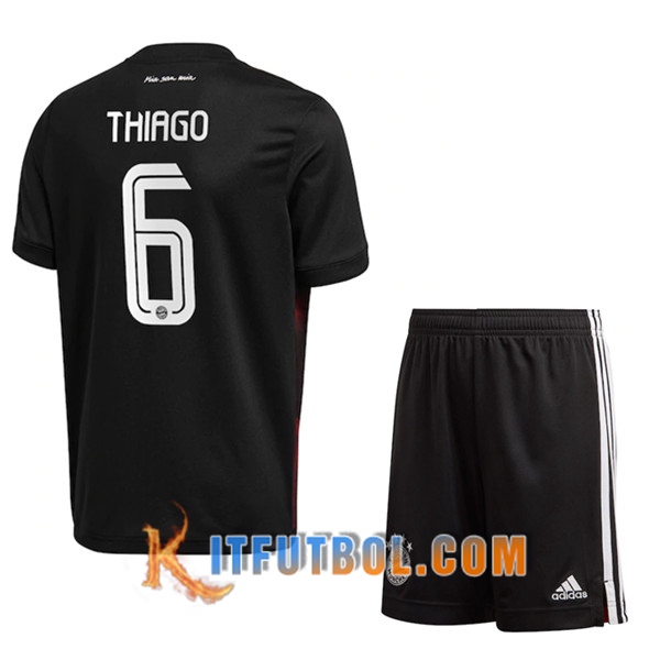Camisetas Personalizadas Futbol Bayern Munich (Thiago 6) Ninos Tercera 20/21