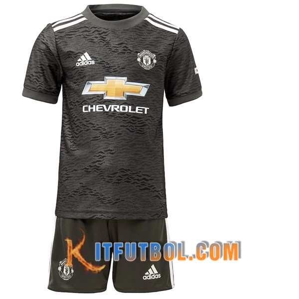 Nueva Camisetas Personalizadas Futbol Manchester United Niño Segunda 20/21