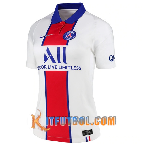 Nueva Camisetas Personalizadas Futbol PSG Mujer Primera 20/21