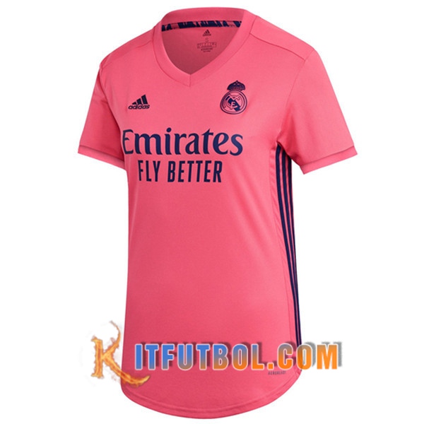Nueva Camisetas Personalizadas Futbol Real Madrid Mujer Segunda 20/21