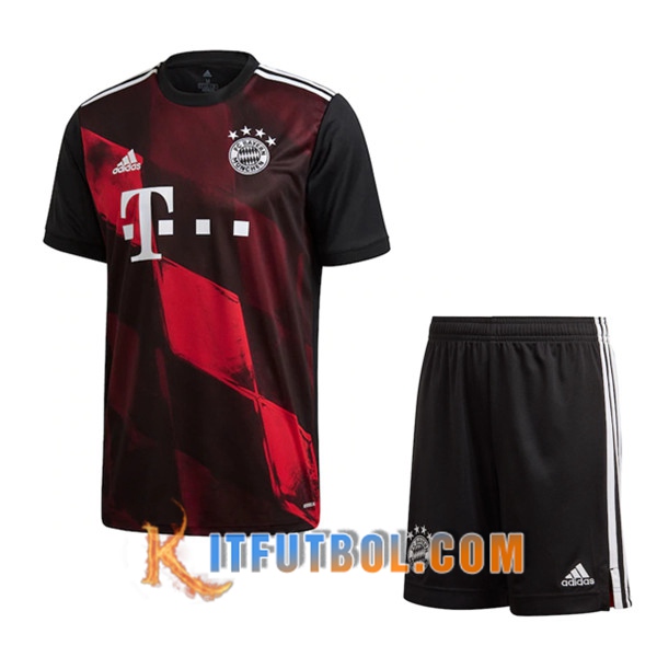 Traje Camiseta Futbol Bayern Munich Tercera + Cortos 20/21