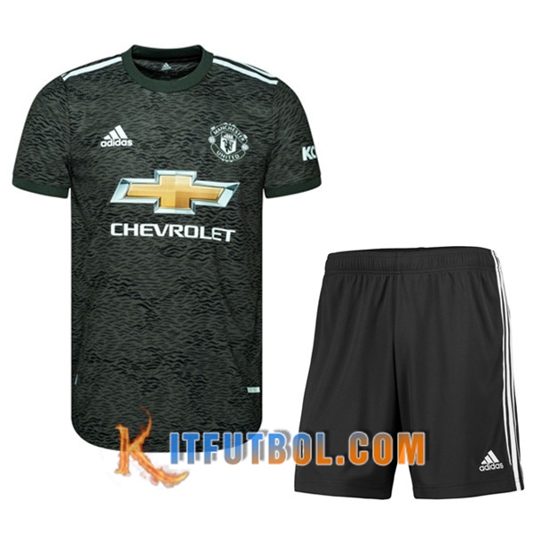 Traje Camiseta Futbol Manchester United Segunda + Cortos 20/21
