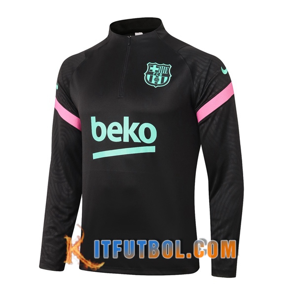 Nueva Entrenamiento Sudadera FC Barcelona Negro 20/21
