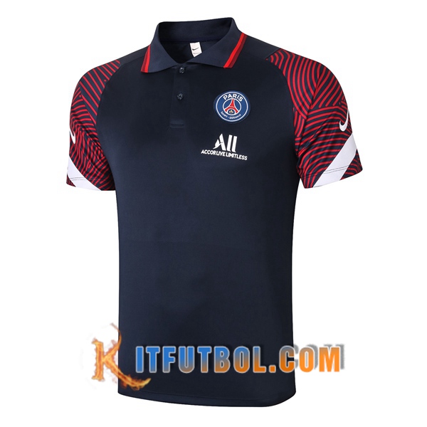Nueva Polo Futbol Paris PSG Azul 20/21