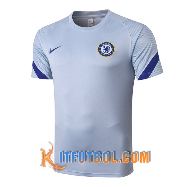 Camisetas de entrenamiento FC Chelsea Gris 20/21