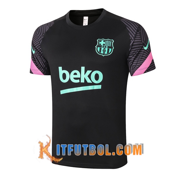 Camisetas de entrenamiento FC Barcelona Negro 20/21