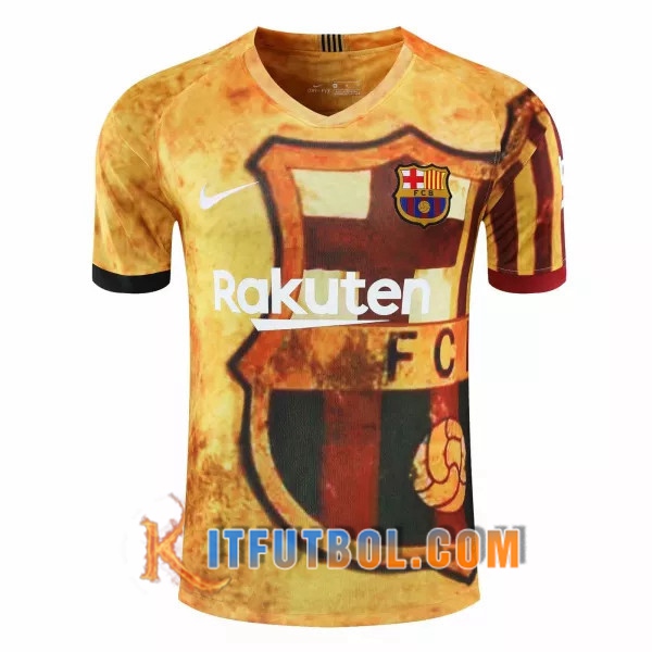 Camisetas de entrenamiento FC Barcelona Amarillo 20/21
