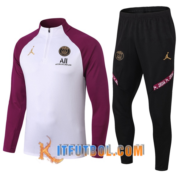 Nueva Chandal Futbol + Pantalones Pairis PSG Blanco 20/21