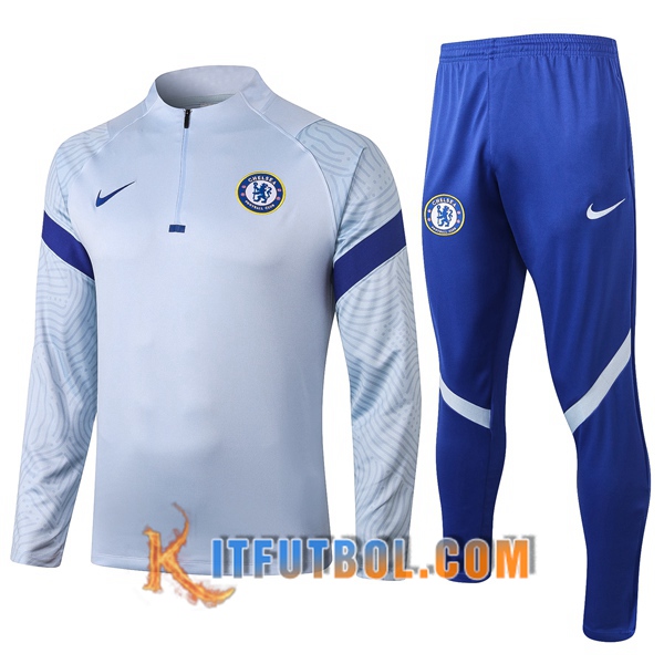 Nueva Chandal Futbol + Pantalones FC Chelsea Gris 20/21