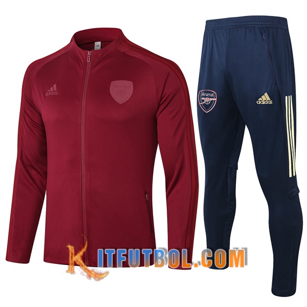 Nueva Chandal Futbol - Chaqueta + Pantalones Arsenal Roja 20/21