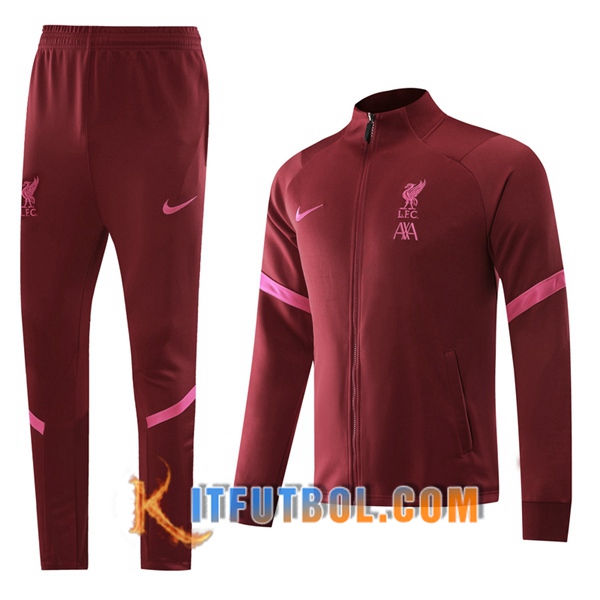 Nueva Chandal Futbol - Chaqueta + Pantalones FC Liverpool Roja 20/21