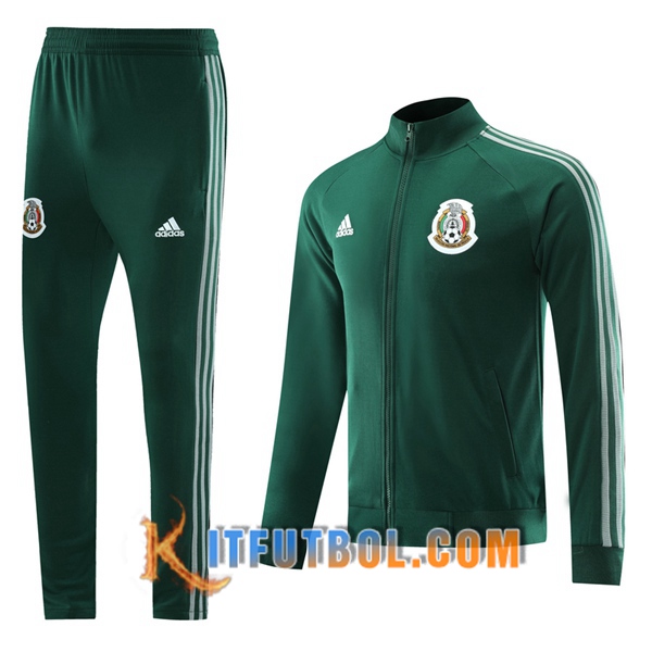 Nueva Chandal Futbol - Chaqueta + Pantalones Mexico Verde 20/21