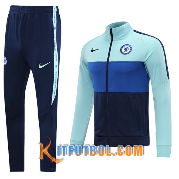 Nueva Chandal Futbol - Chaqueta + Pantalones FC Chelsea Azul 20/21