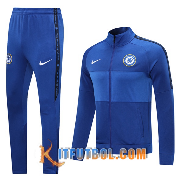 Nueva Chandal Futbol - Chaqueta + Pantalones FC Chelsea Azul 20/21