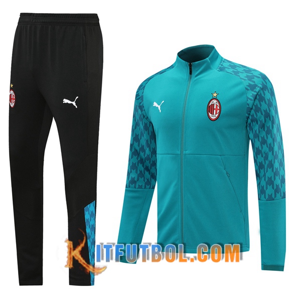 Nueva Chandal Futbol - Chaqueta + Pantalones Milan AC Azul 20/21