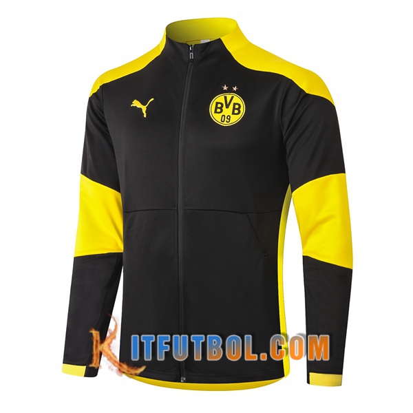 Nueva Chaqueta Futbol Dortmund BVB Negro 20/21