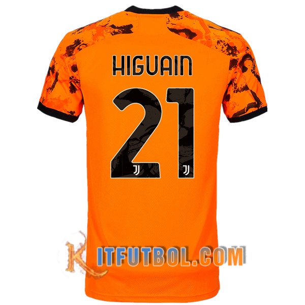 Camisetas Futbol Juventus (HIGUAIN 21) Tercera 20/21