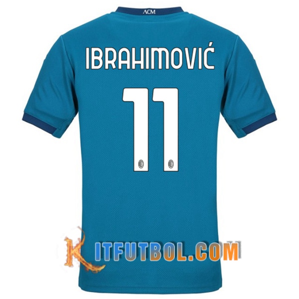 Camisetas Futbol Milan AC (IBRAHIMOVIC 11) Tercera 20/21