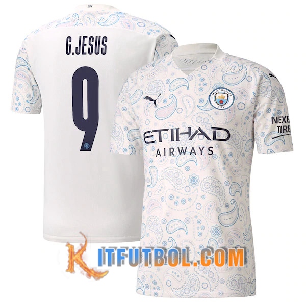 Camisetas Futbol Manchester City (G.Jesus 9) Tercera 20/21