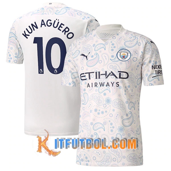 Camisetas Futbol Manchester City (Agüero 10) Tercera 20/21