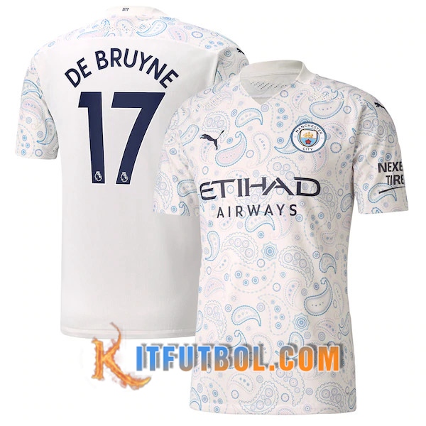Camisetas Futbol Manchester City (De Bruyne 17) Tercera 20/21