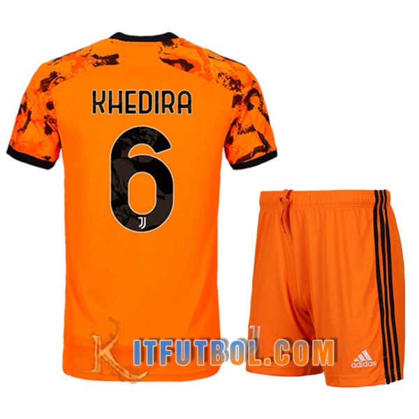 Camisetas Futbol Juventus (KHEDIRA 6) Ninos Tercera 20/21