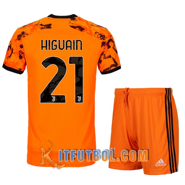 Camisetas Futbol Juventus (HIGUAIN 21) Ninos Tercera 20/21