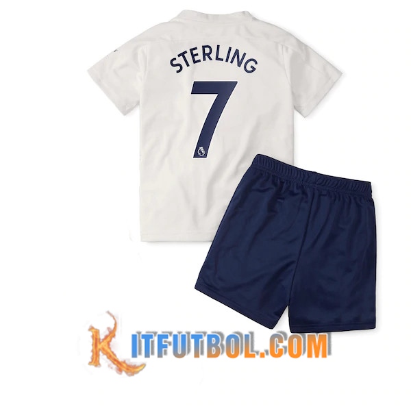 Camisetas Futbol Manchester City (Sterling 7) Ninos Tercera 20/21