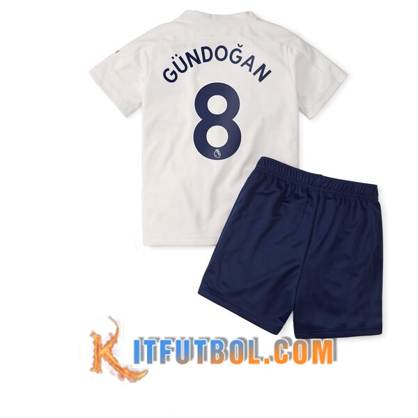 Camisetas Futbol Manchester City (Gundogan 8) Ninos Tercera 20/21