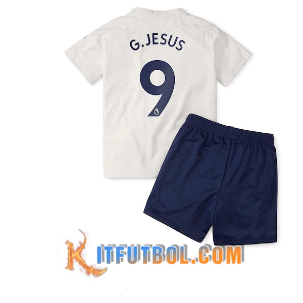 Camisetas Futbol Manchester City (G.Jesus 9) Ninos Tercera 20/21