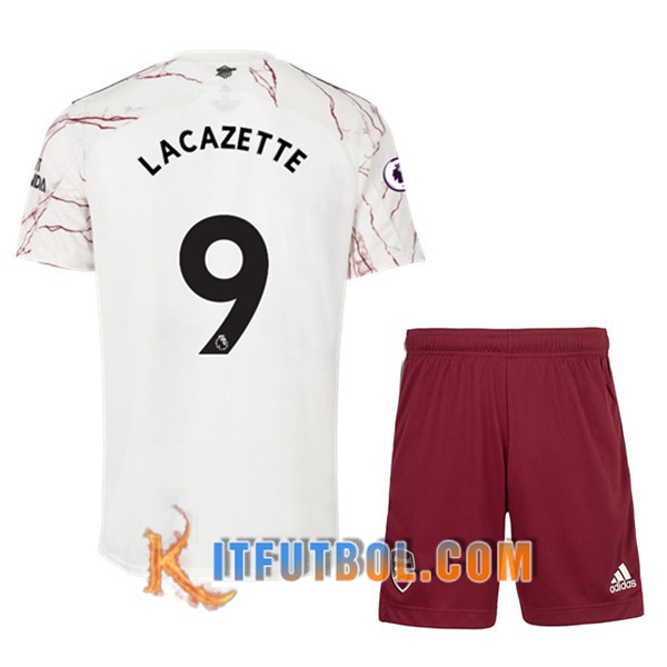 Camisetas Futbol Arsenal (Lacazette 9) Ninos Segunda 20/21