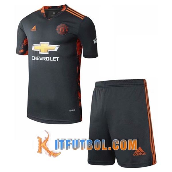 Camisetas Futbol Manchester United Ninos Portero 20/21
