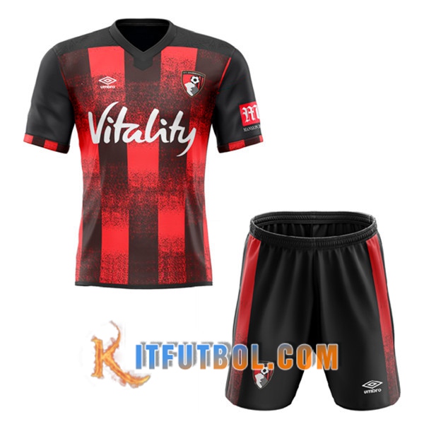 Camisetas Futbol AFC Bournemouth Ninos Primera 20/21