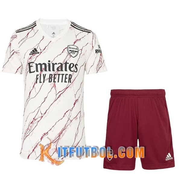 Traje Camisetas Futbol Arsenal Segunda + Cortos 20/21