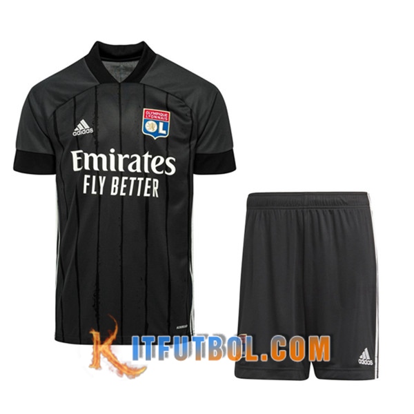 Traje Camisetas Futbol Lyon OL Segunda + Cortos 20/21