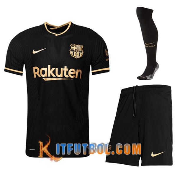 Traje Camisetas Futbol FC Barcelona Segunda (Cortos+Calcetines) 20/21