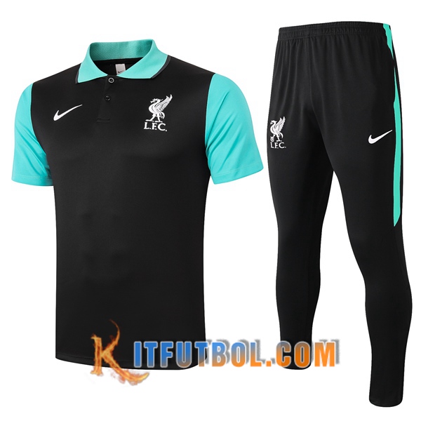 Nueva Polo Futbol FC Liverpool + Pantalones Negro 20/21