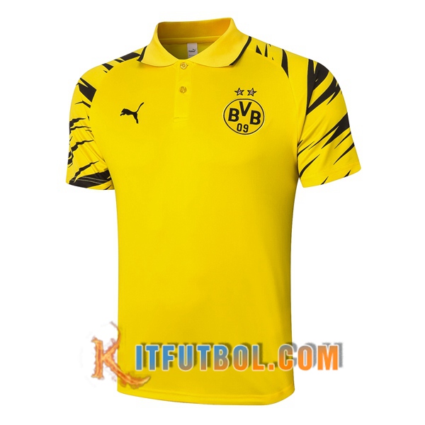 Nueva Polo Futbol Dortmund BVB Amarillo 20/21