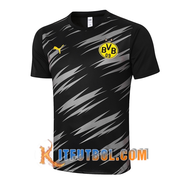 Camisetas de entrenamiento Dortmund BVB Negro 20/21