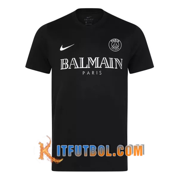 Camisetas de entrenamiento Paris PSG Negro 20/21