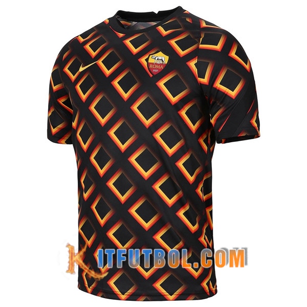 Camisetas de entrenamiento AS Roma Negro 20/21