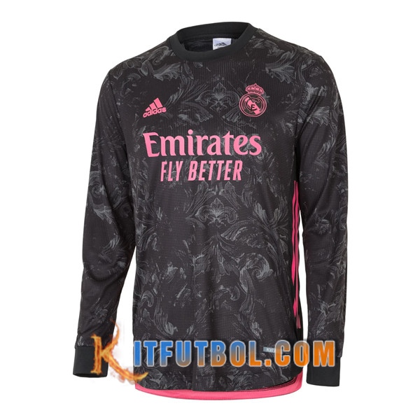 Camisetas Futbol Real Madrid Tercera Manga larga 20/21