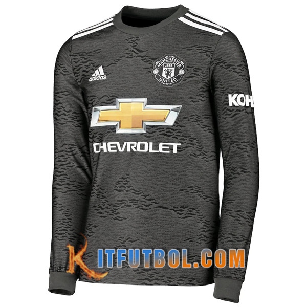 Camisetas Futbol Manchester United Segunda Manga larga 20/21