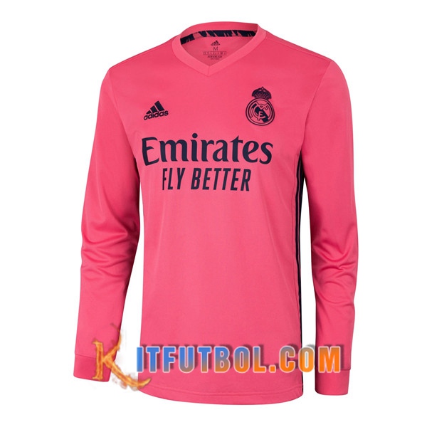 Camisetas Futbol Real Madrid Segunda Manga larga 20/21
