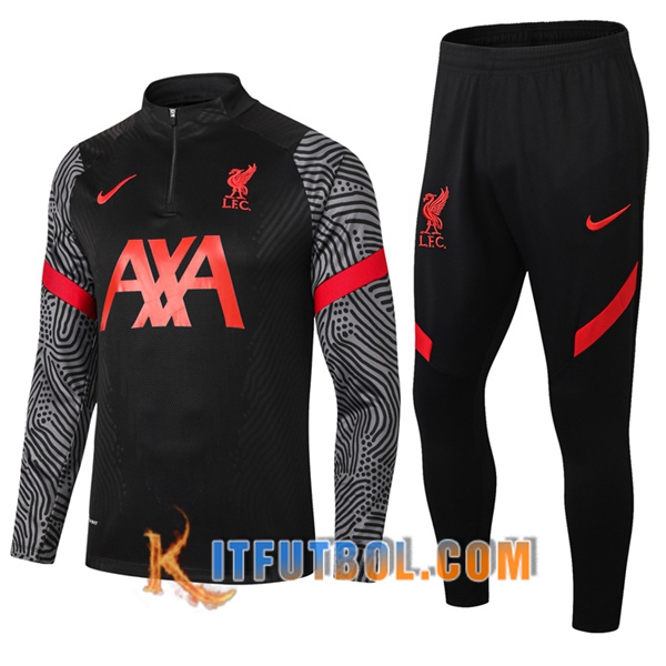 Nueva Chandal Futbol + Pantalones FC Liverpool Negro 20/21