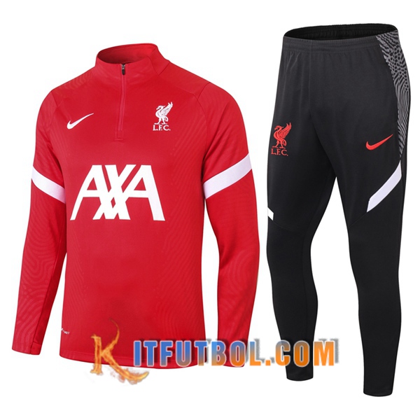 Nueva Chandal Futbol + Pantalones FC Liverpool Roja 20/21