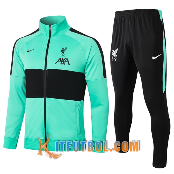 Nueva Chandal Futbol - Chaqueta + Pantalones FC Liverpool Verde 20/21