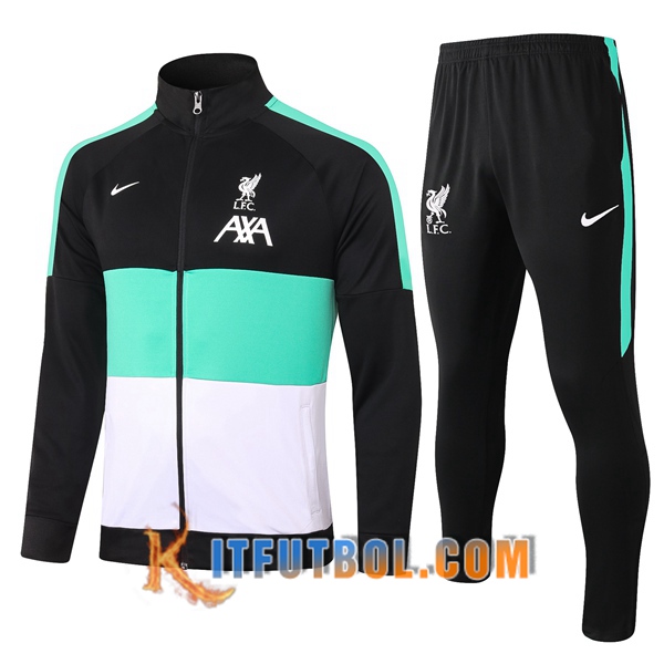 Nueva Chandal Futbol - Chaqueta + Pantalones FC Liverpool Negro 20/21